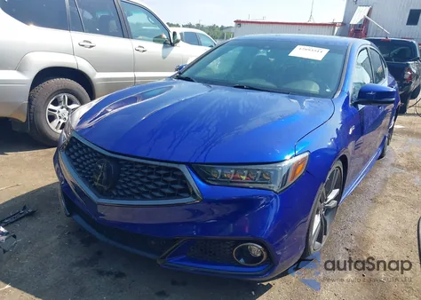 2018 Acura Tlx Tech A-Spec Pkgs из США, поврежденный, VIN 19UUB3F66JA006407